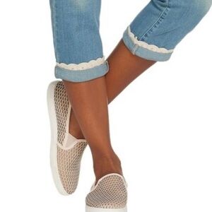 LOGO- Lori Goldstein cropped straight leg jeans